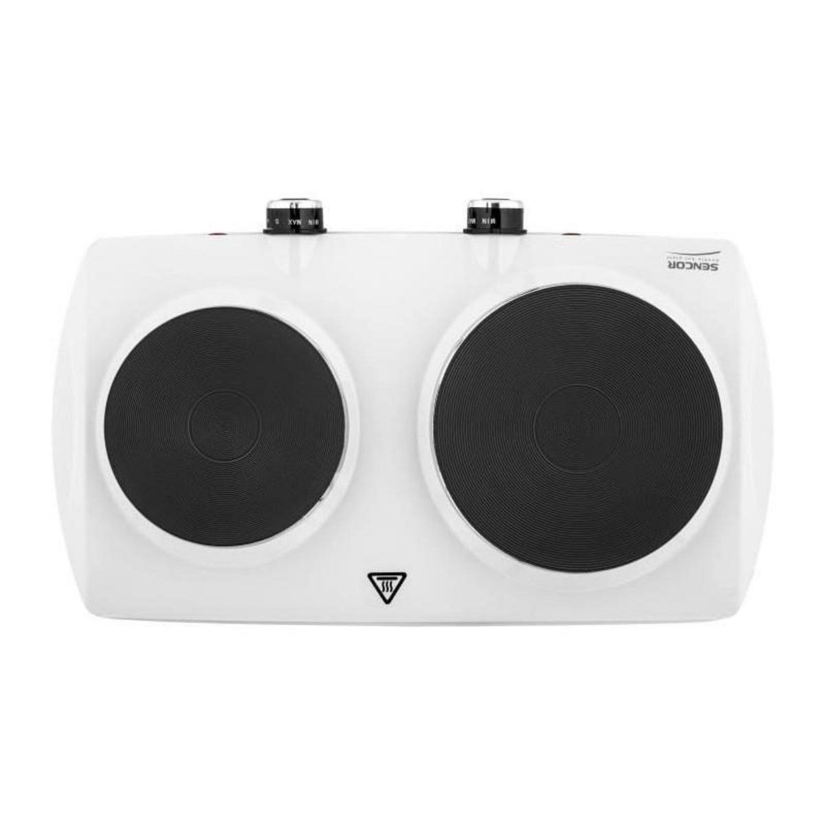 SENCO Plaque de cuisson électrique - SENCOR - SCP 2253WH-EUE4 - 2500 W - 2 foyers - Blanc