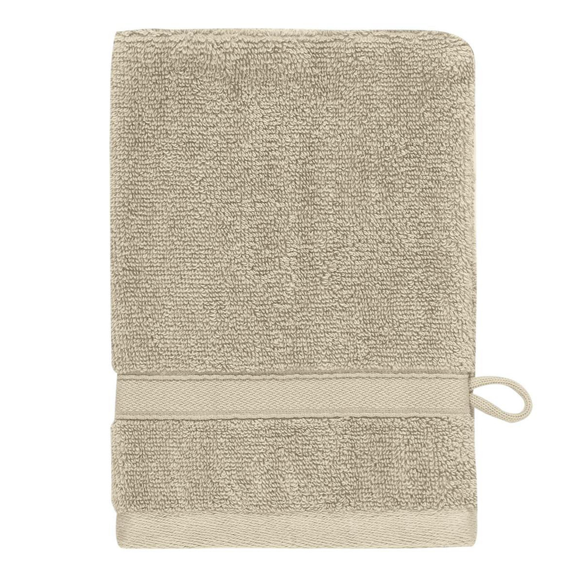 Voir la diapositive 2 : Sensei Maison Lot de 3 gants de toilette 600 g/m² SENSILK - 16x22 cm