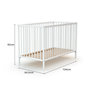 Voir la diapositive 5 : WEBABY Lit bébé en bois avec matelas