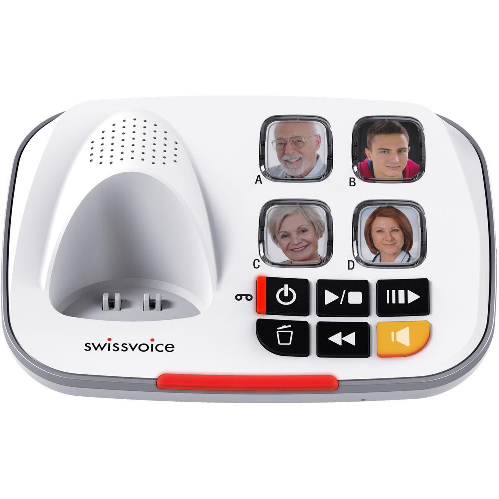 Voir la diapositive 3 : Swissvoice Téléphone sans fil xtra 2355 voice