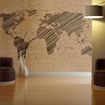 Paris Prix Papier Peint  Notes From Journeys. Coloris disponibles : Multicolore