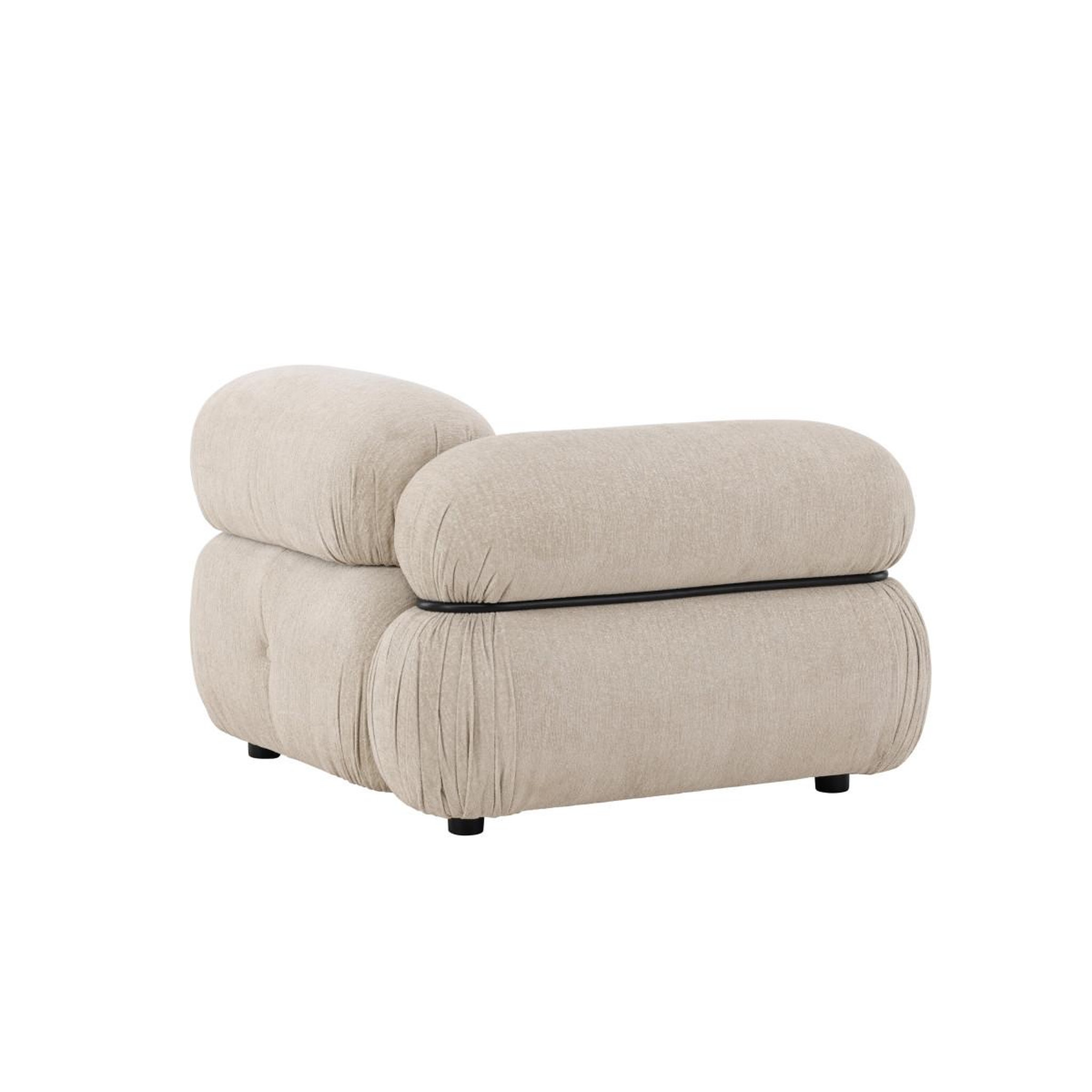 Voir la diapositive 5 : Paris Prix Module de canapé d'angle droit  mika  95cm beige
