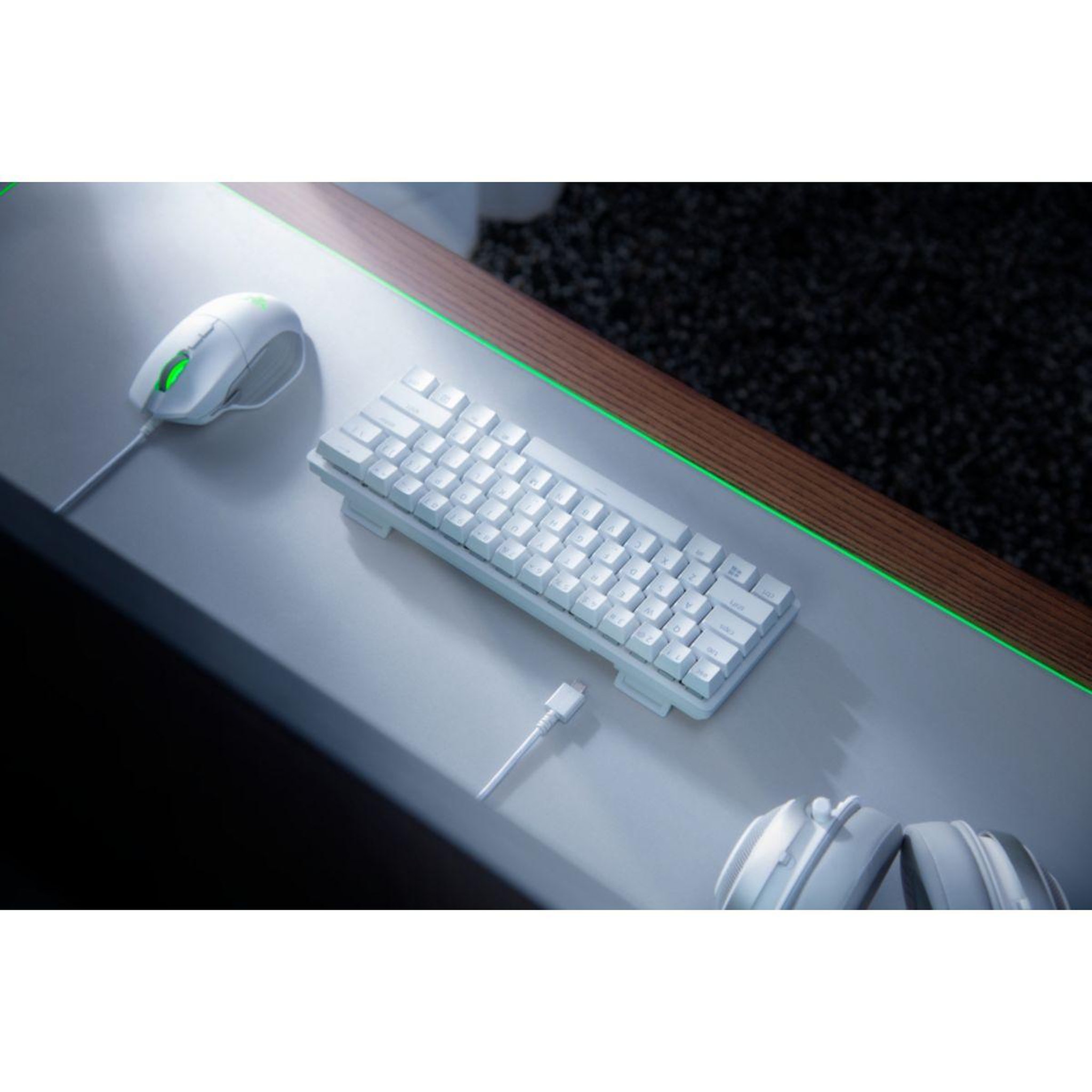 Voir la diapositive 2 : Razer Clavier gamer huntsman mini edition mercury