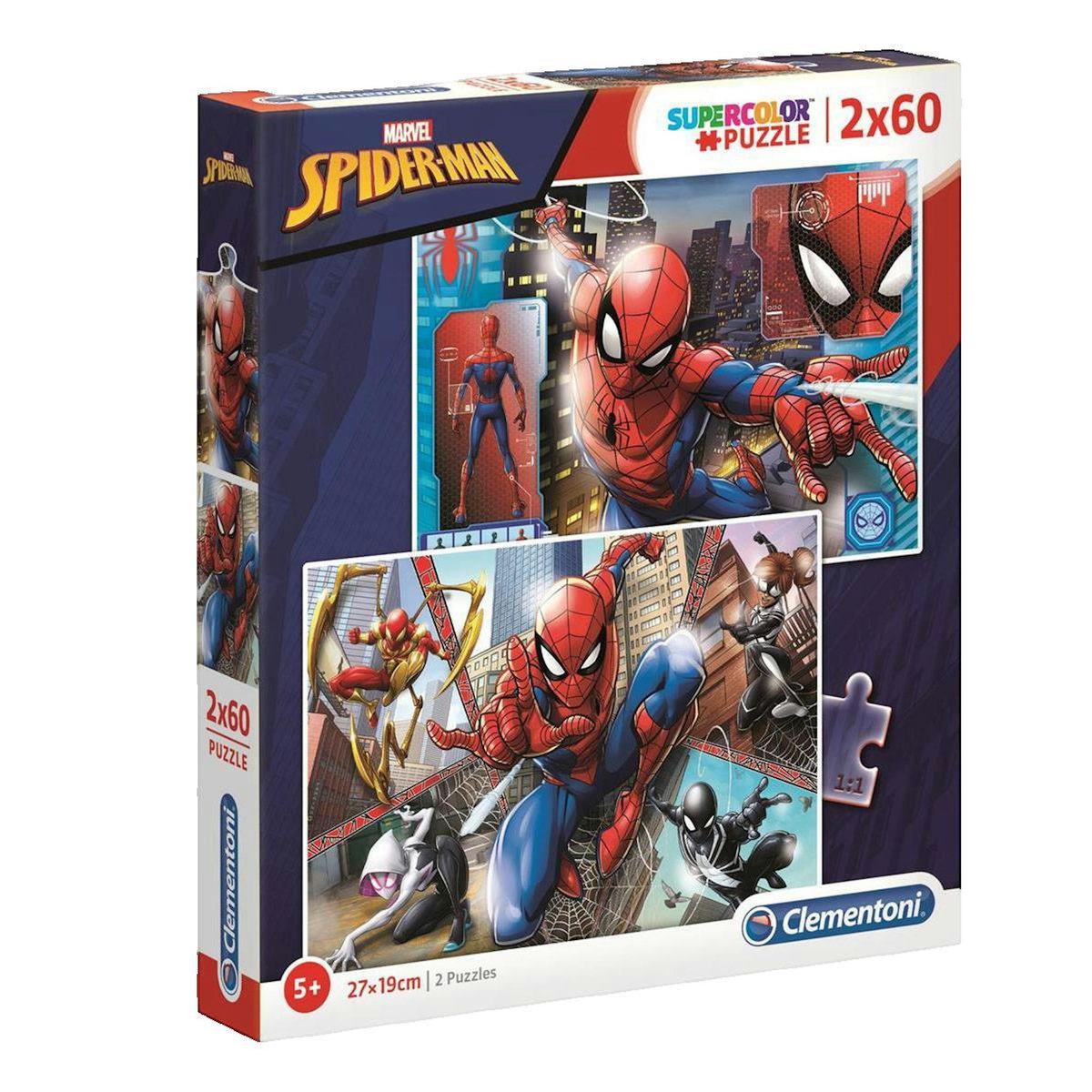 CLEMENTONI Puzzle Clementoni Spider-Man 2x60 pièces
