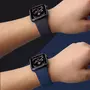 IBROZ Bracelet Apple Watch SoftTouch 40/41mm noir+bleu