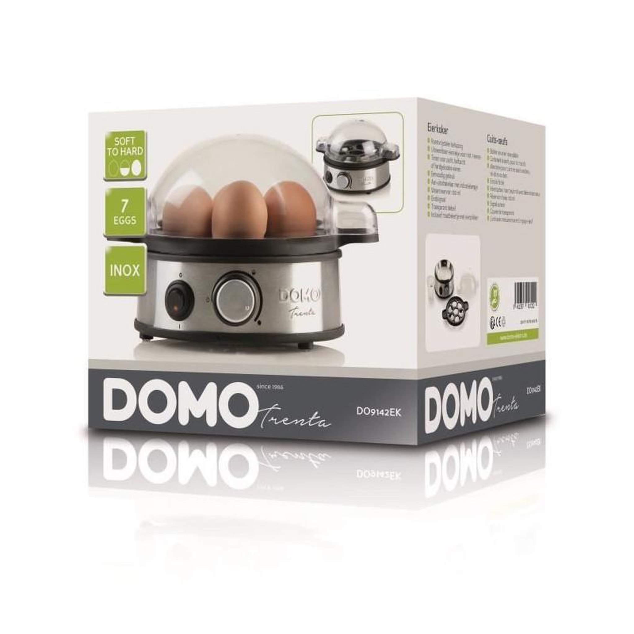 Voir la diapositive 4 : Domo Cuiseur a ?ufs DOMO - 400W DO9142EK