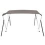 Voir la diapositive 3 : VIDAXL Auvent bimini a 3 arceaux gris 183x196x137 cm