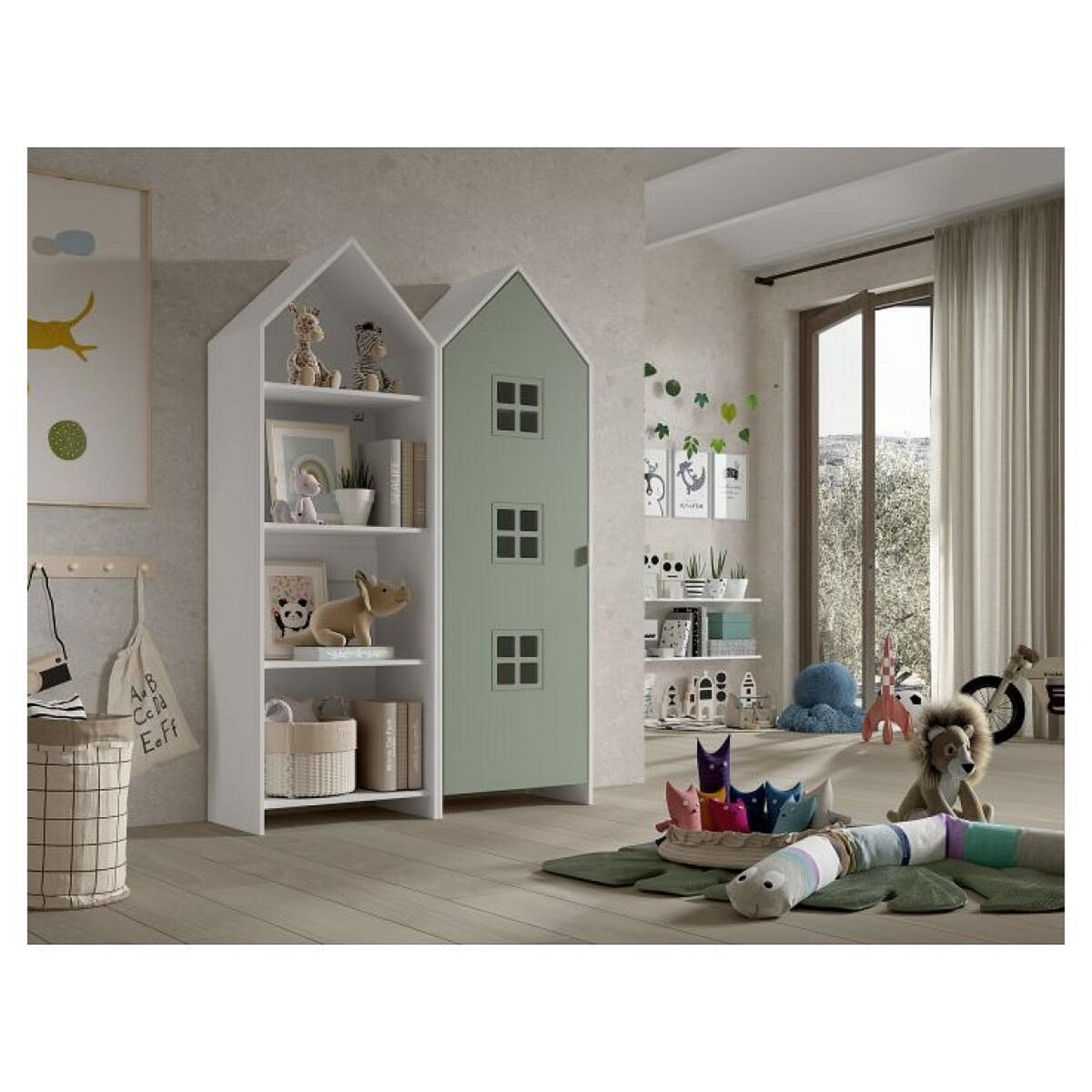 Vipack Combinaison D'armoires 2 Parties Casami Bruges vert