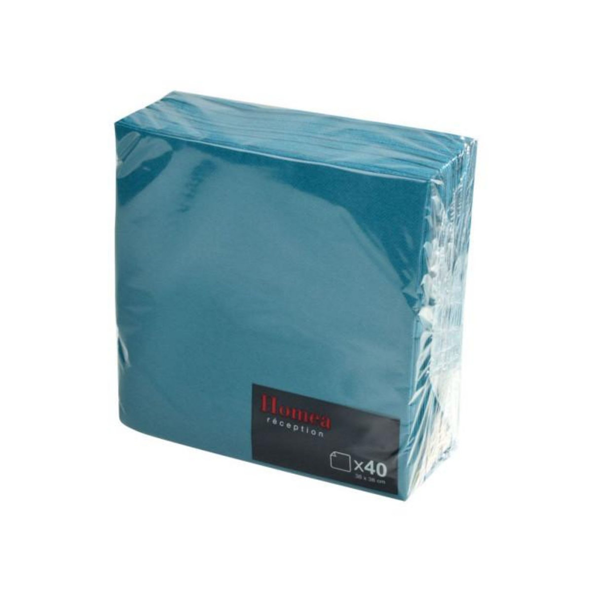 Paris Prix Lot de 40 Serviettes en Papier  Vitamine  38x38cm Émeraude