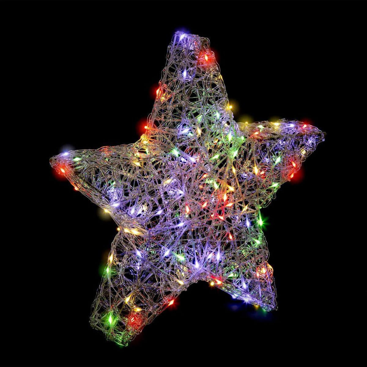 FEERIC LIGHT & CHRISTMAS Décoration Lumineuse Extérieur  Étoile  50cm Multicolore