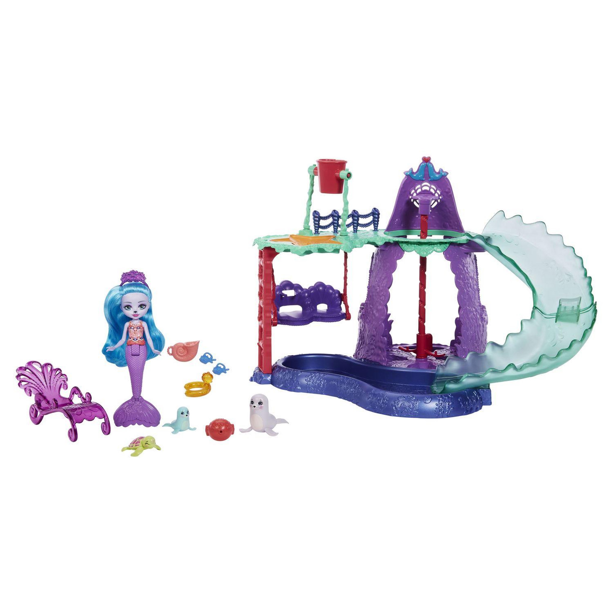 Voir la diapositive 4 : MATTEL Parc aquatique des Sirènes Enchantimals 