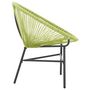 Voir la diapositive 5 : VIDAXL Chaise de jardin Acapulco Resine tressee Vert