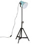 Voir la diapositive 2 : VIDAXL Lampadaire 25 W bleu delave 35x35x65/95 cm E27
