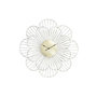 Voir la diapositive 1 : AAAAA Horloge Murale DKD Home Decor Fleur Doré Métal (57 x 4 x 57 cm)