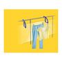 Voir la diapositive 2 : Leifheit LEIFHEIT 83056 Séchoir a suspendre balcon 7 metres CLASSIC 70 blanc & bleu