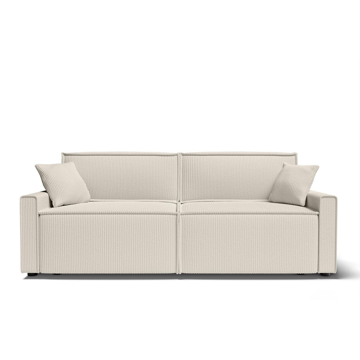 Canapé droit convertible velours  JOY 