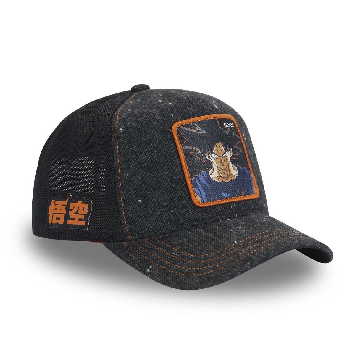 CAPSLAB Casquette homme trucker finitions premium Dragon Ball Super Goku