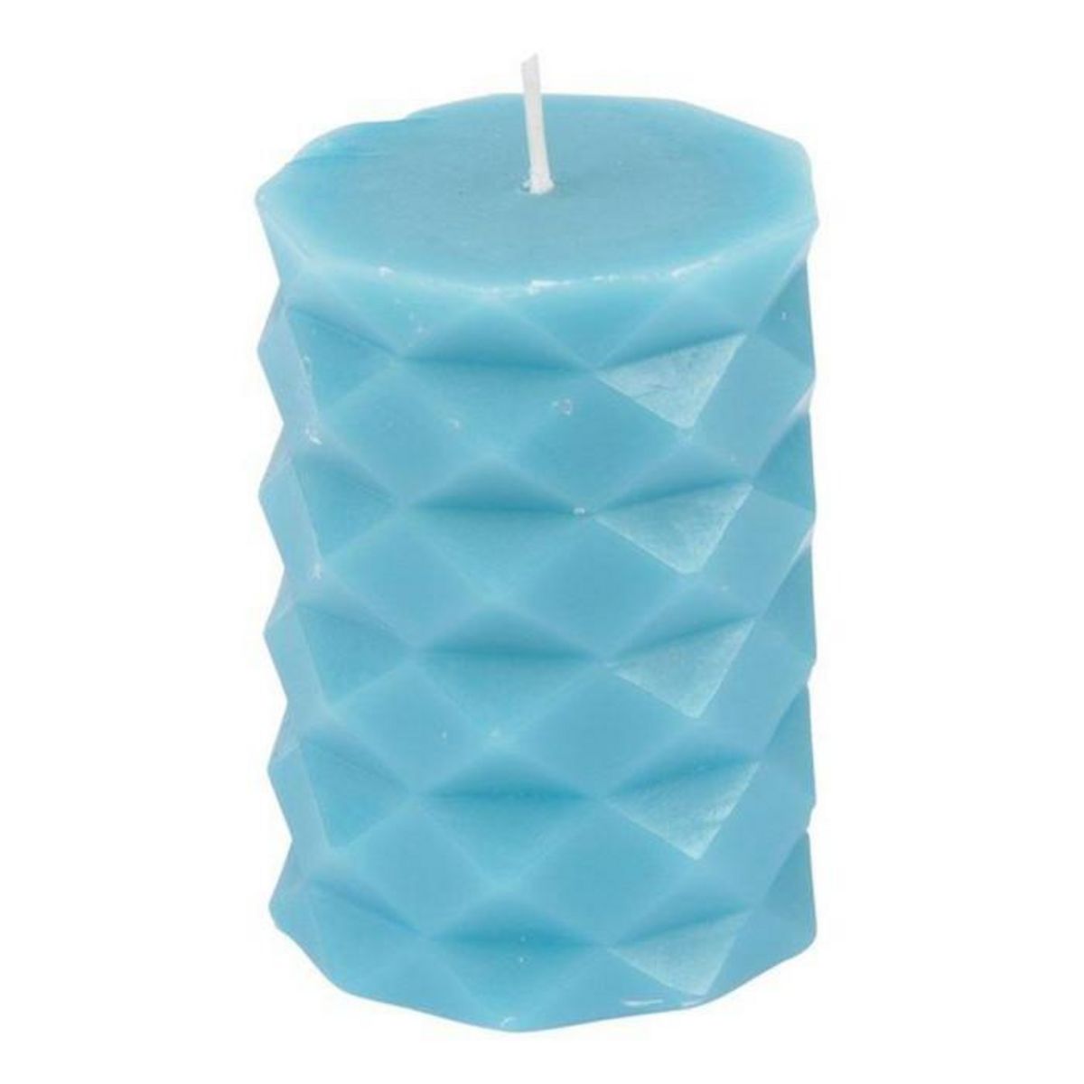 Paris Prix Bougie Déco Pilier  Tropical Fresh  7cm Bleu