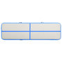 Voir la diapositive 4 : VIDAXL Tapis gonflable de gymnastique avec pompe 700x100x15cm PVC Bleu