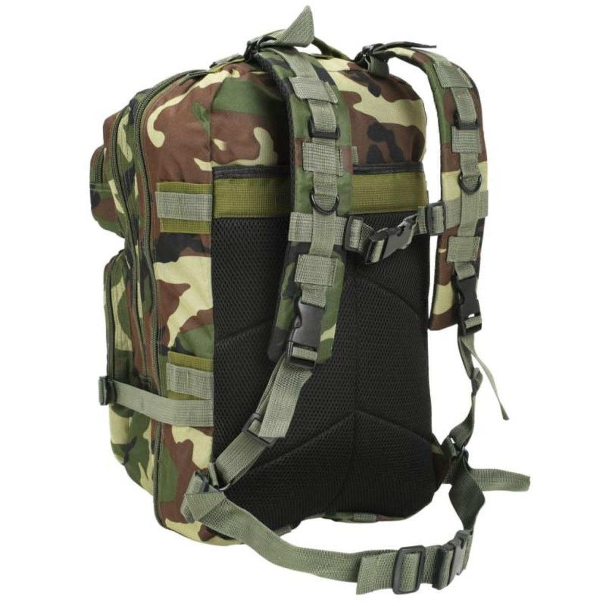 VIDAXL Sac à dos en style d armée 50 L Camouflage