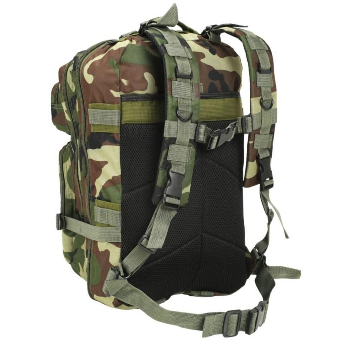VIDAXL Sac à dos en style d armée 50 L Camouflage