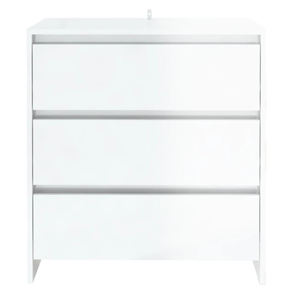 VIDAXL Buffet Blanc brillant 70x41x75 cm Bois d'ingenierie