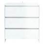 Voir la diapositive 3 : VIDAXL Buffet Blanc brillant 70x41x75 cm Bois d'ingenierie