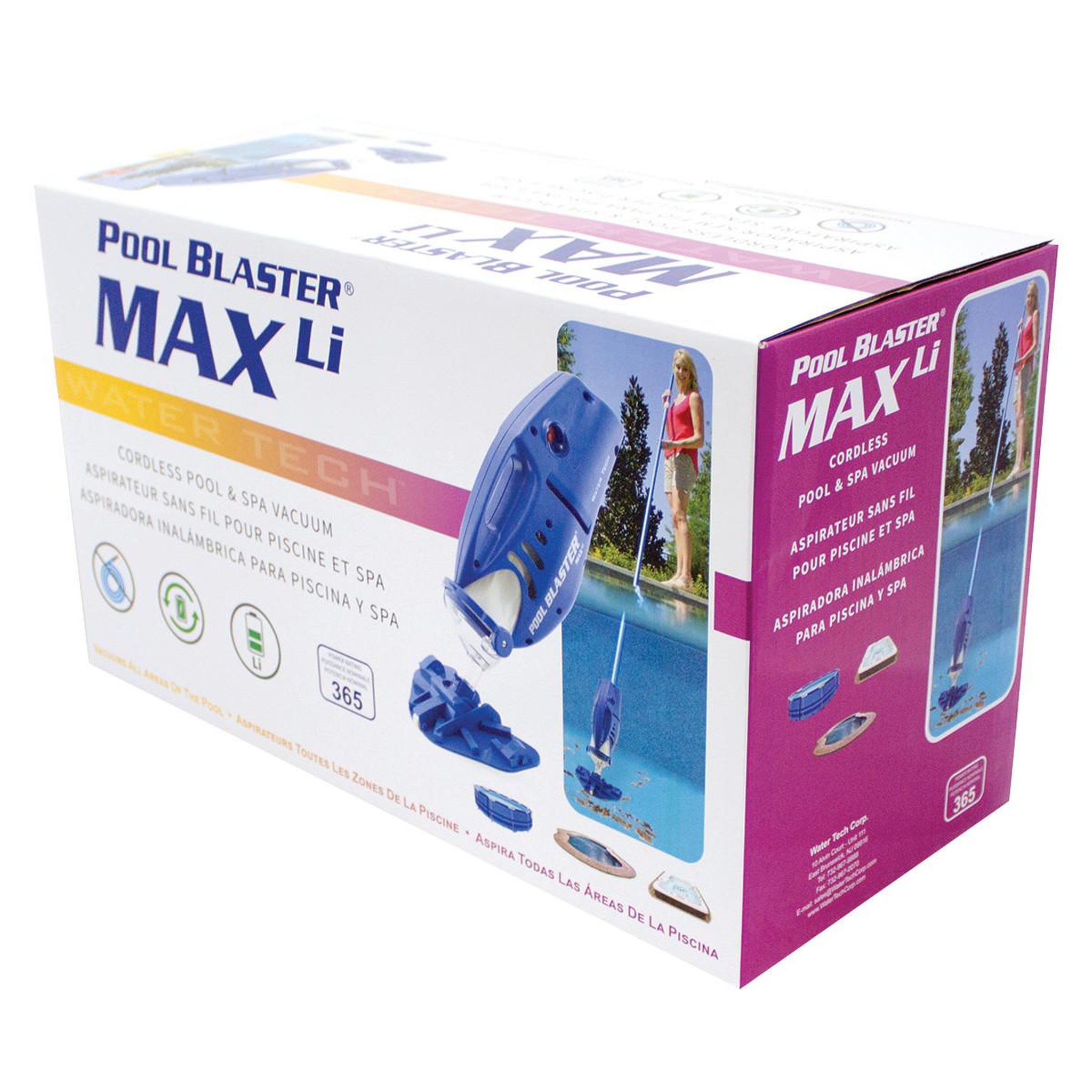 Voir la diapositive 5 : Water tech Aspirateur de piscine rechargeable - POOL BLASTER MAX LI