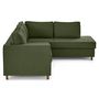 Voir la diapositive 5 : LISA DESIGN Jake - canapé déhoussable d'angle droit 5 places en tissu