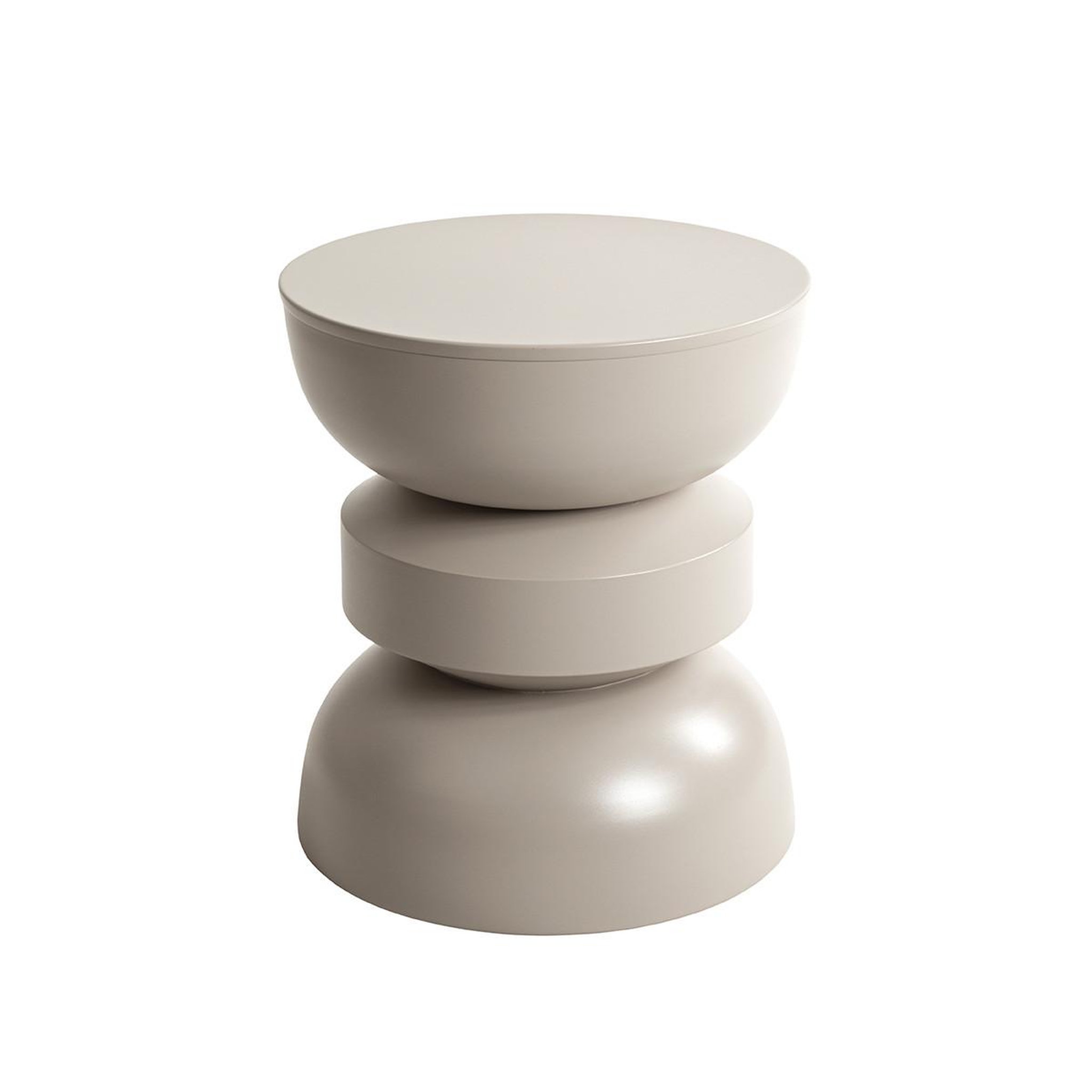 Paris Prix Table d'appoint sablier  merlin  45cm gris