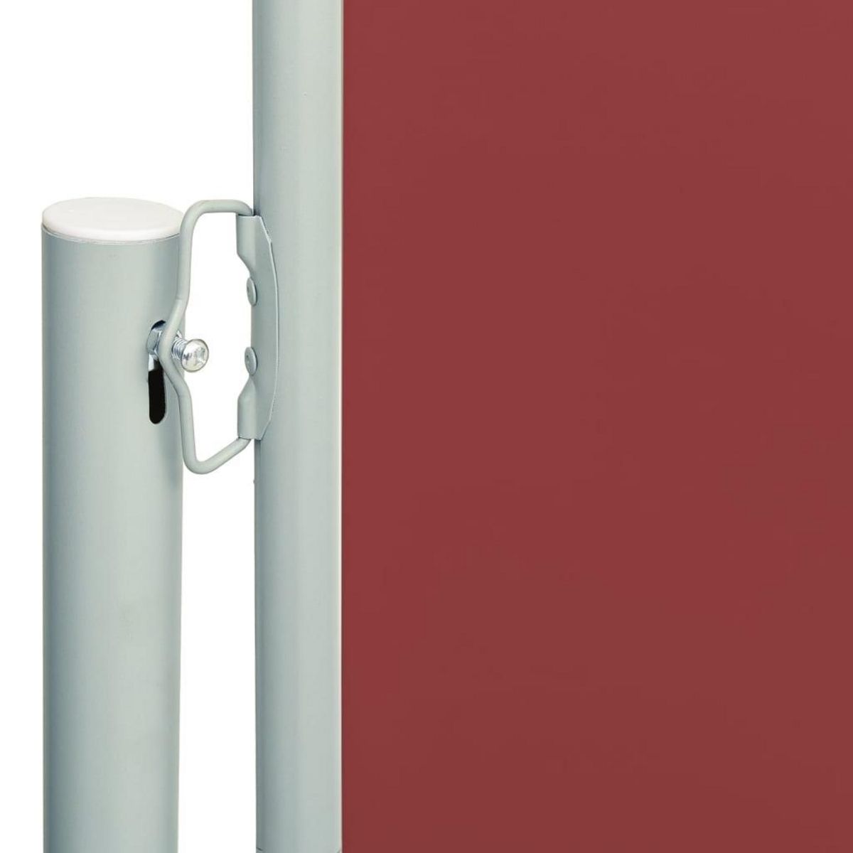 VIDAXL Auvent lateral retractable de patio 220x600 cm Rouge