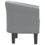 Voir la diapositive 4 : VIDAXL Chaise cabriolet gris clair tissu