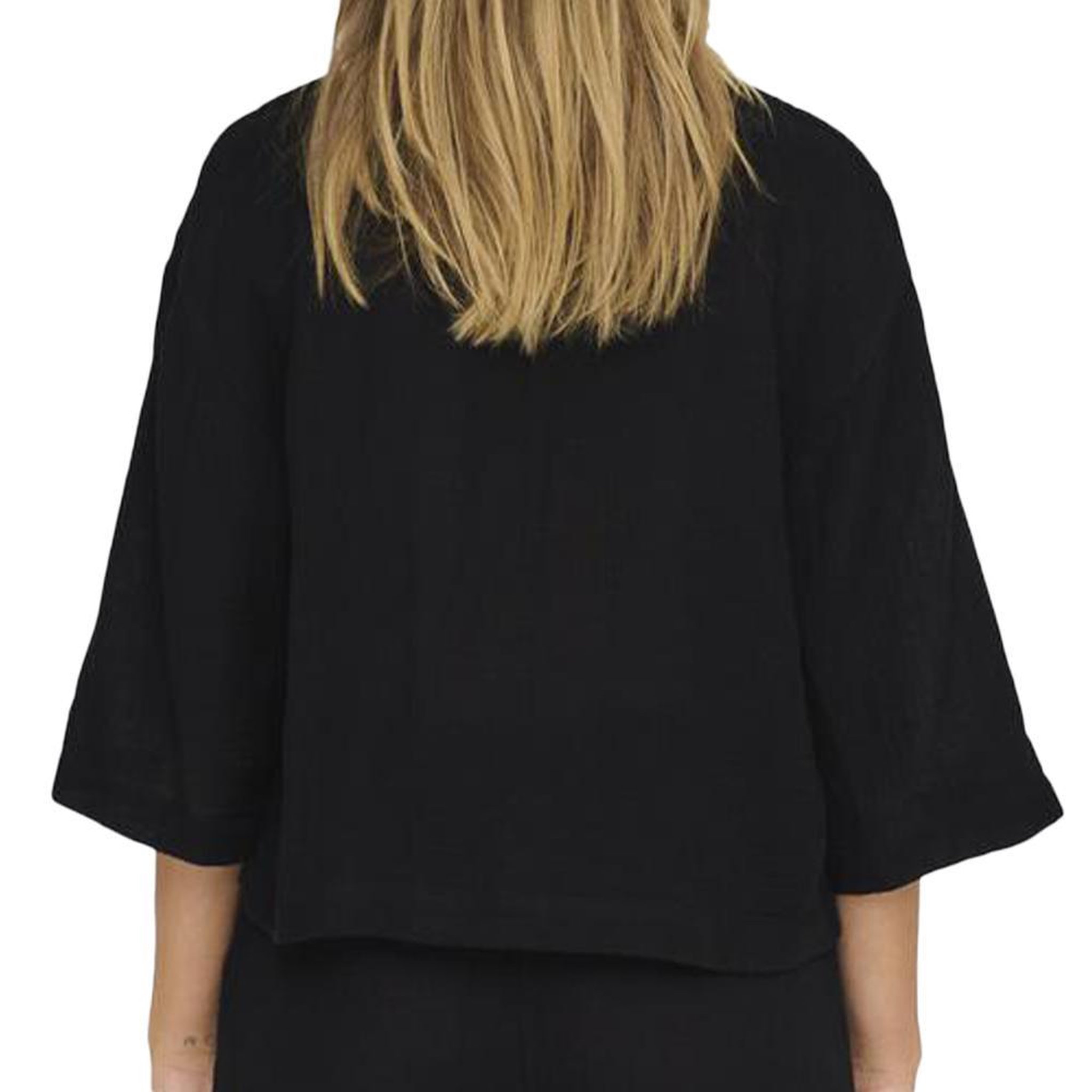 Voir la diapositive 2 : JACQUELINE DE YONG Chemise Noire Femme JDY Uma
