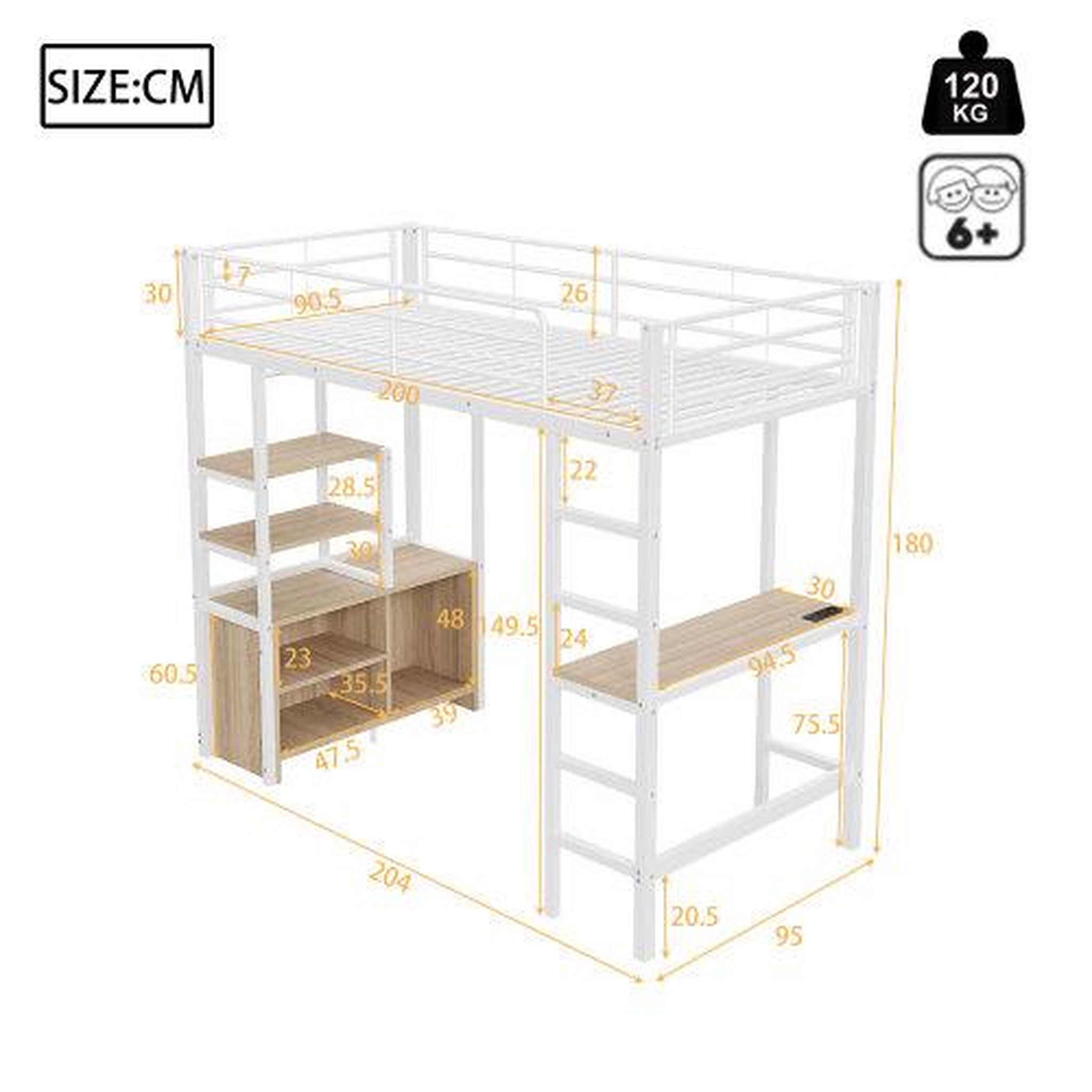 Voir la diapositive 3 : MERAX Lit mezzanine