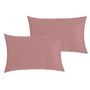 Voir la diapositive 1 : PTIT BASILE Lot de 2 taies d'oreiller bébé en coton bio 40 x 60 cm coloris unis 