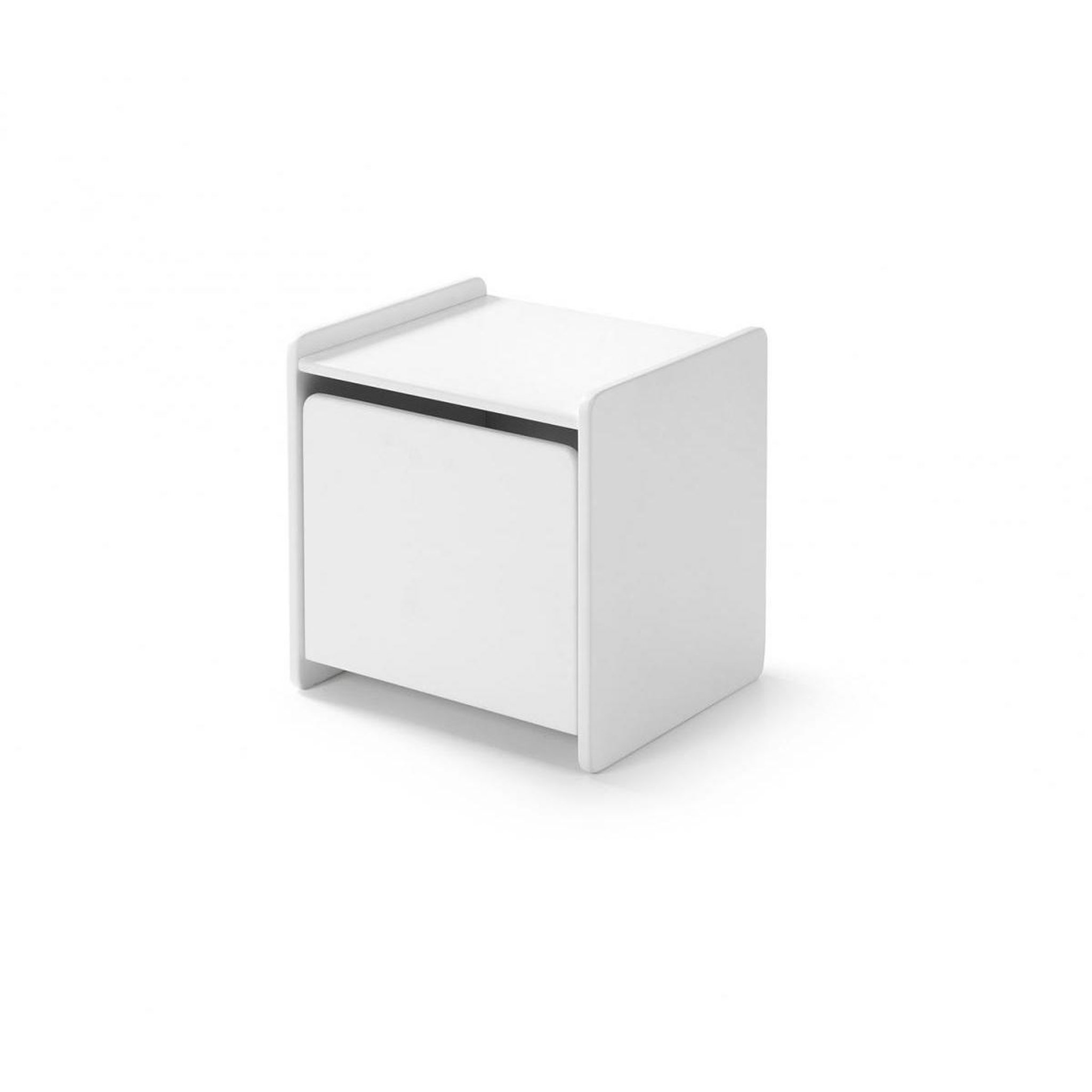 Voir la diapositive 5 : Paris Prix Pack - lit enfant, chevet & commode  kiddy  blanc