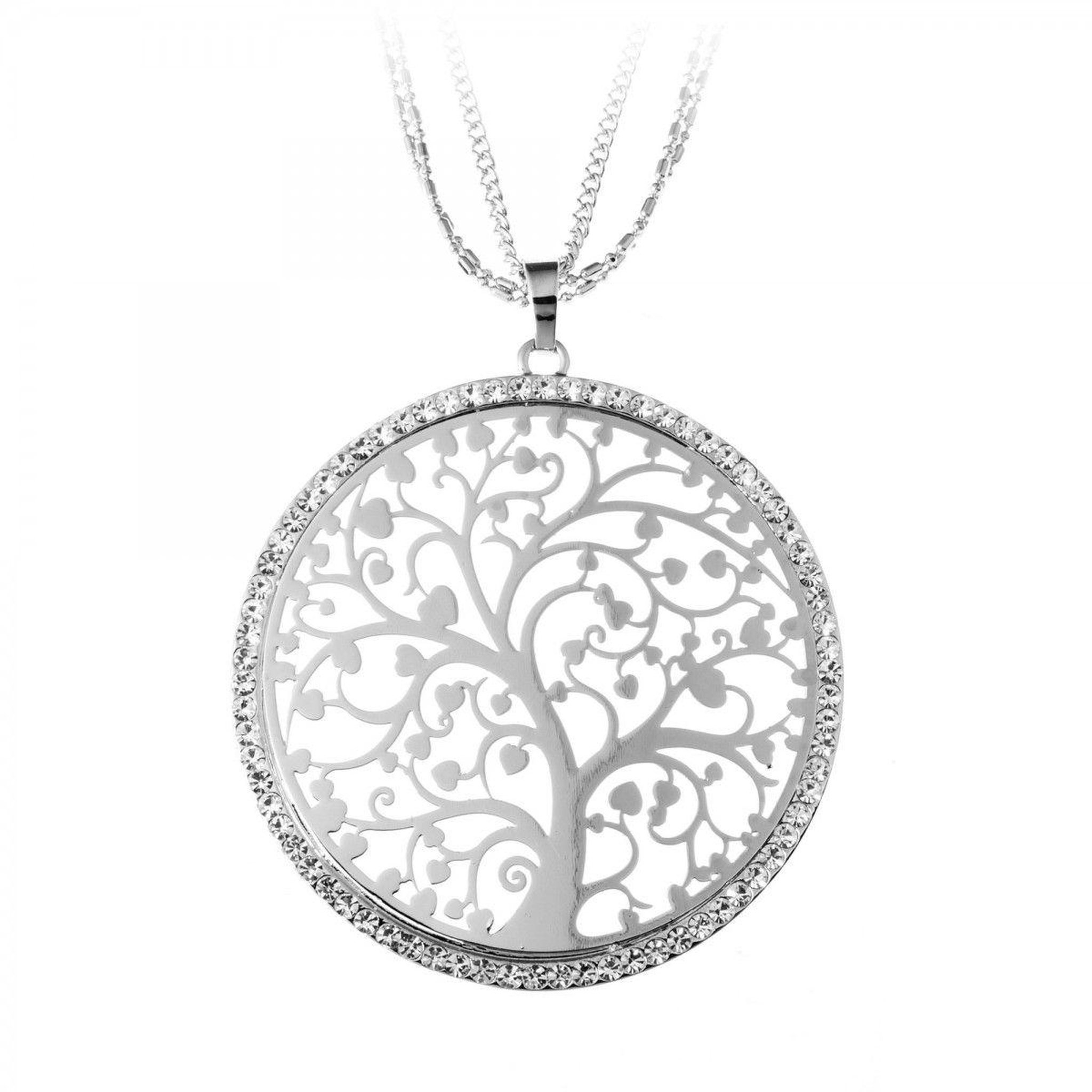 SC CRYSTAL Sautoir arbre de vie SC Crystal orné de cristaux scintillants