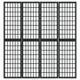 Voir la diapositive 3 : VIDAXL Cloison de separation pliable 4 panneaux 160x170 cm Noir