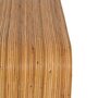Voir la diapositive 5 : SWEEEK Banc. bout de lit en rotin naturel. 100cm. bords arrondis. L 100 x P 45 x H 40cm