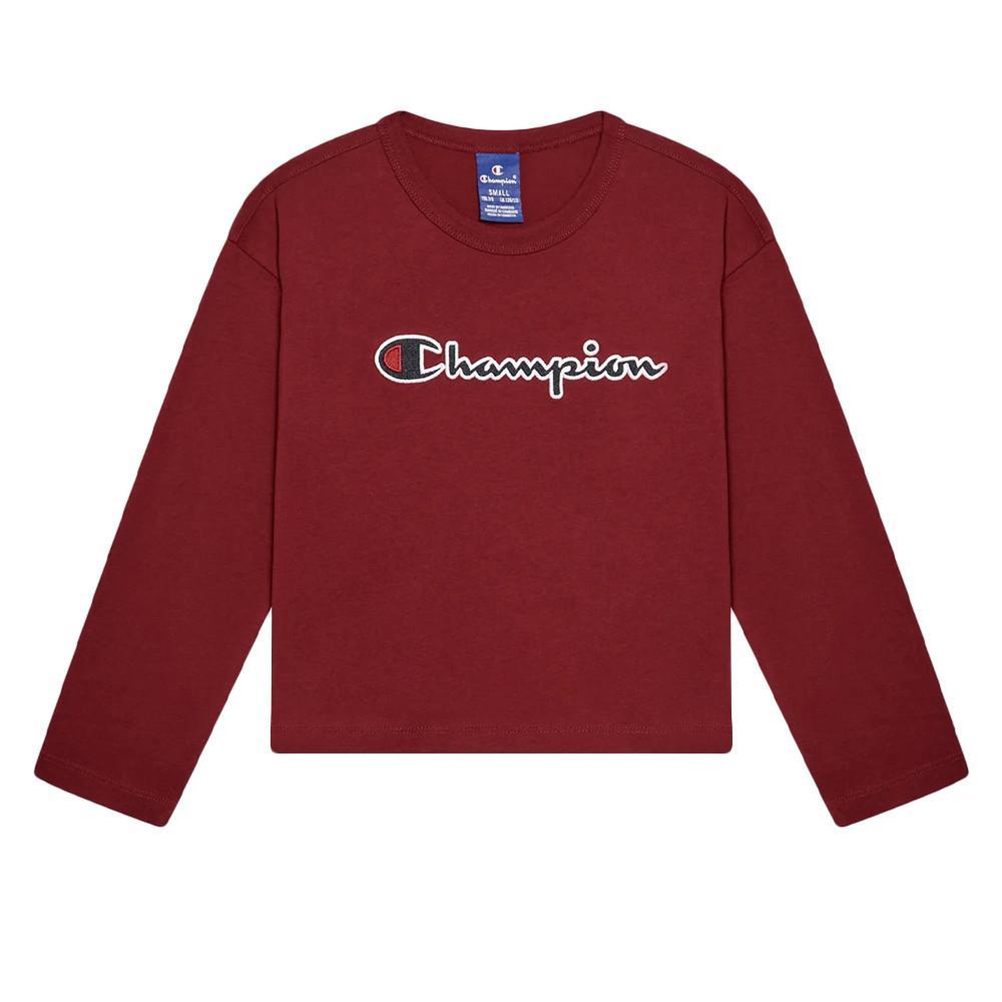 CHAMPION T shirt Manches longues  Fille Champion 404233. Coloris disponibles : Rouge