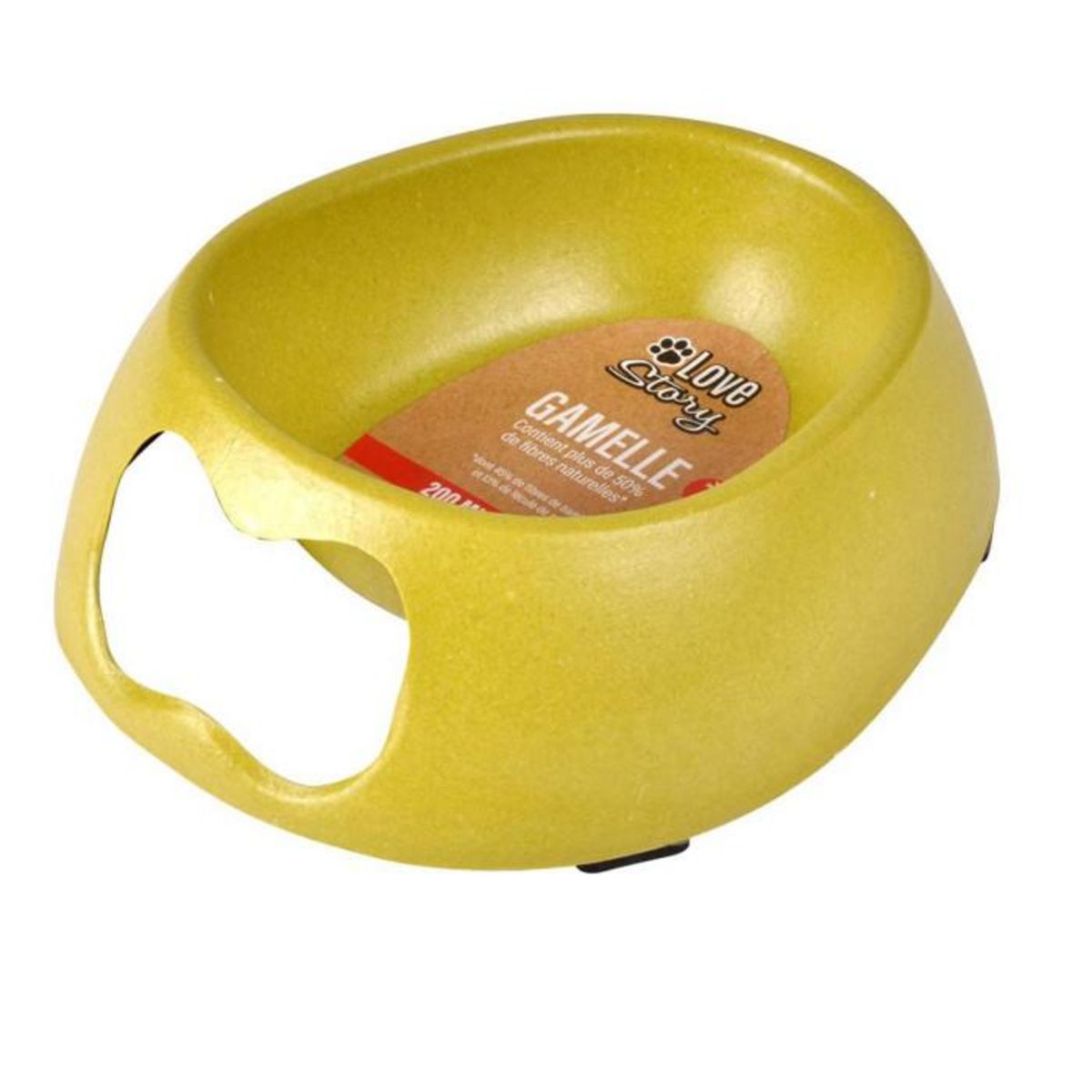 Paris Prix Gamelle pour Chien & Chat  Bambou  16cm Vert