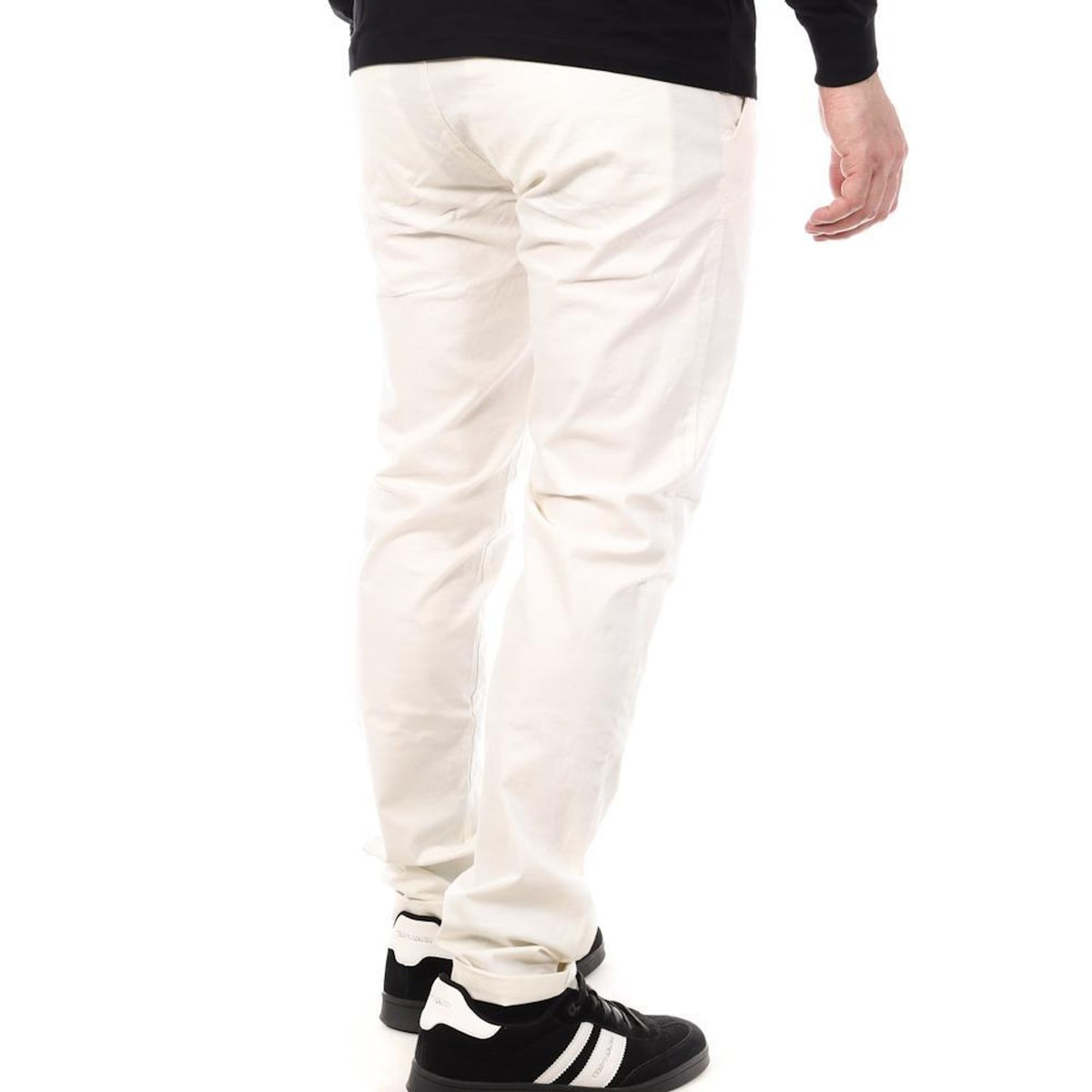PANAME BROTHERS Pantalon Chino Blanc Homme Paname Brothers Costa1