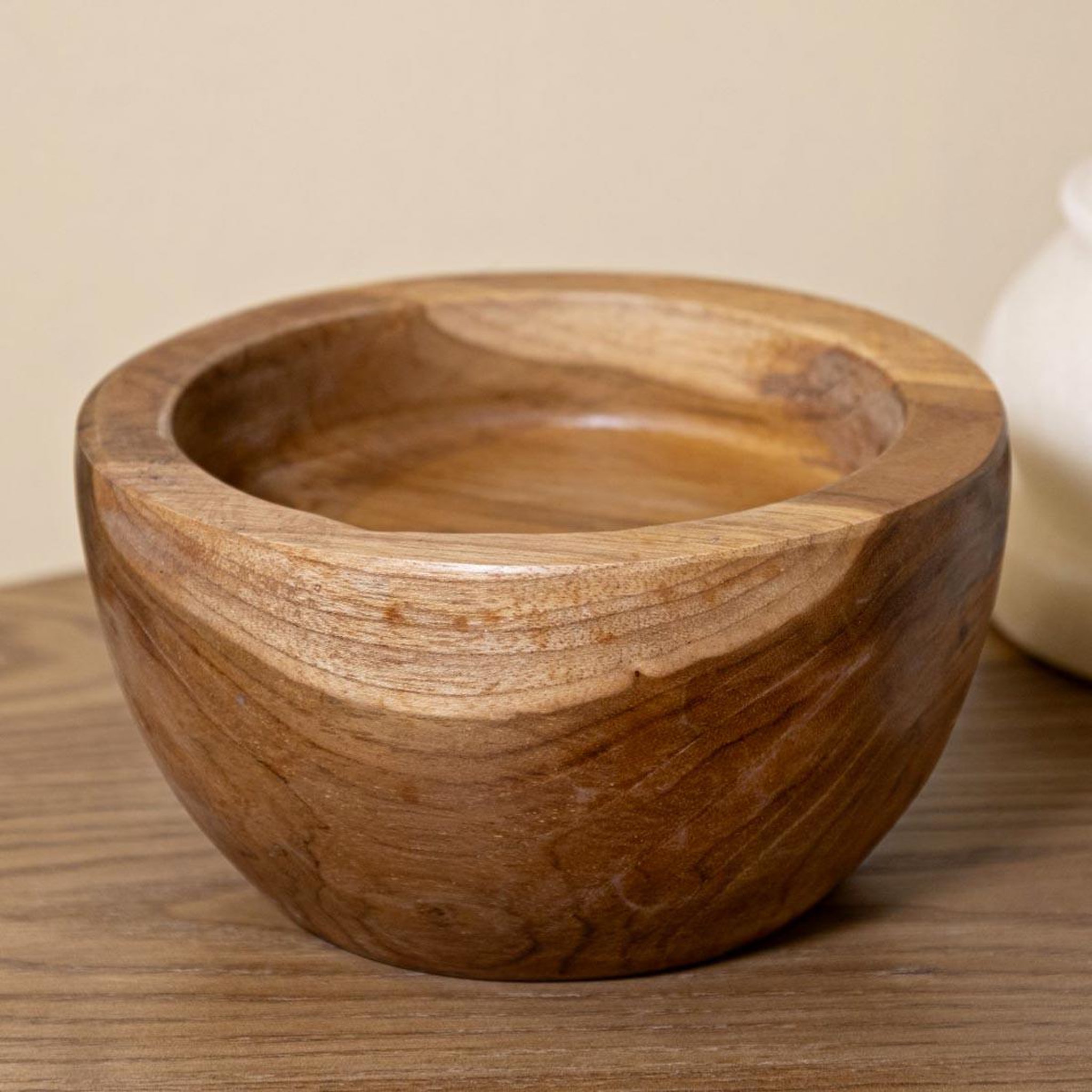 Voir la diapositive 5 : Paris Prix Vide-poche en teck  erusi  15cm naturel