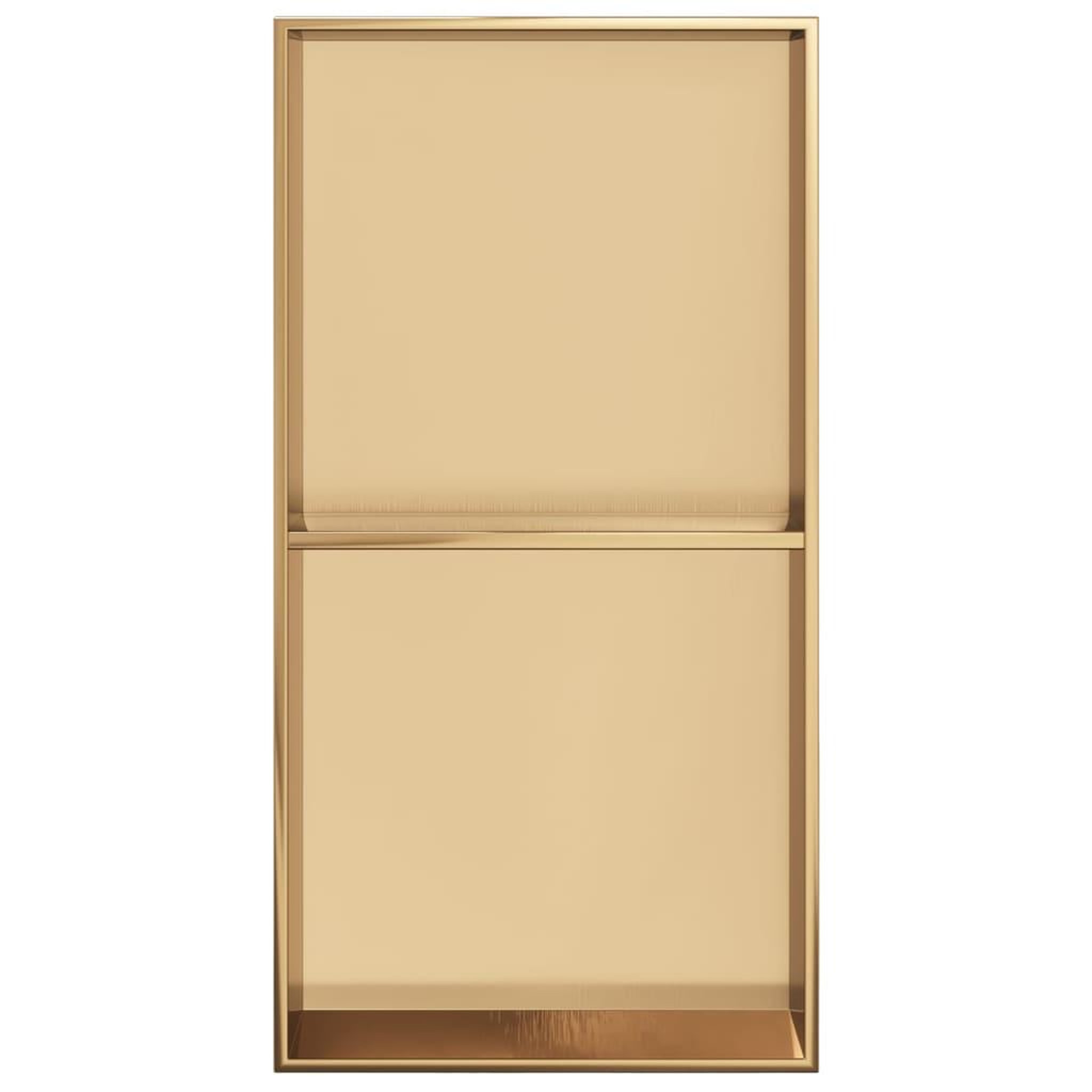 Voir la diapositive 4 : VIDAXL Niche de douche dore brosse 32x62x9 cm acier inoxydable