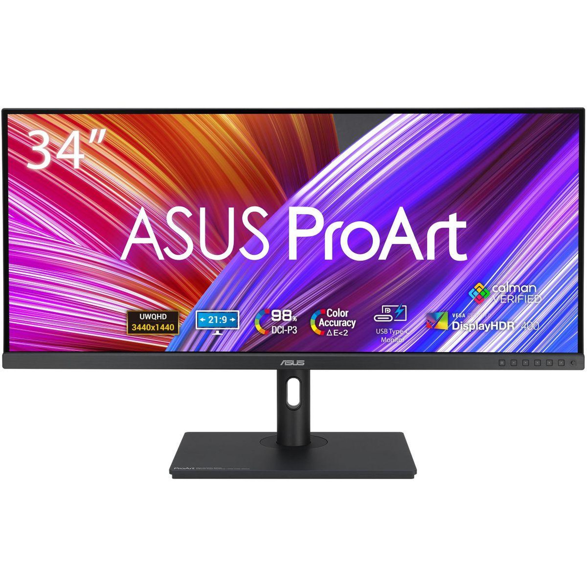 ASUS Ecran proart pa348cgv 34  ips wqhd 120 hz hdr usb-c 90w