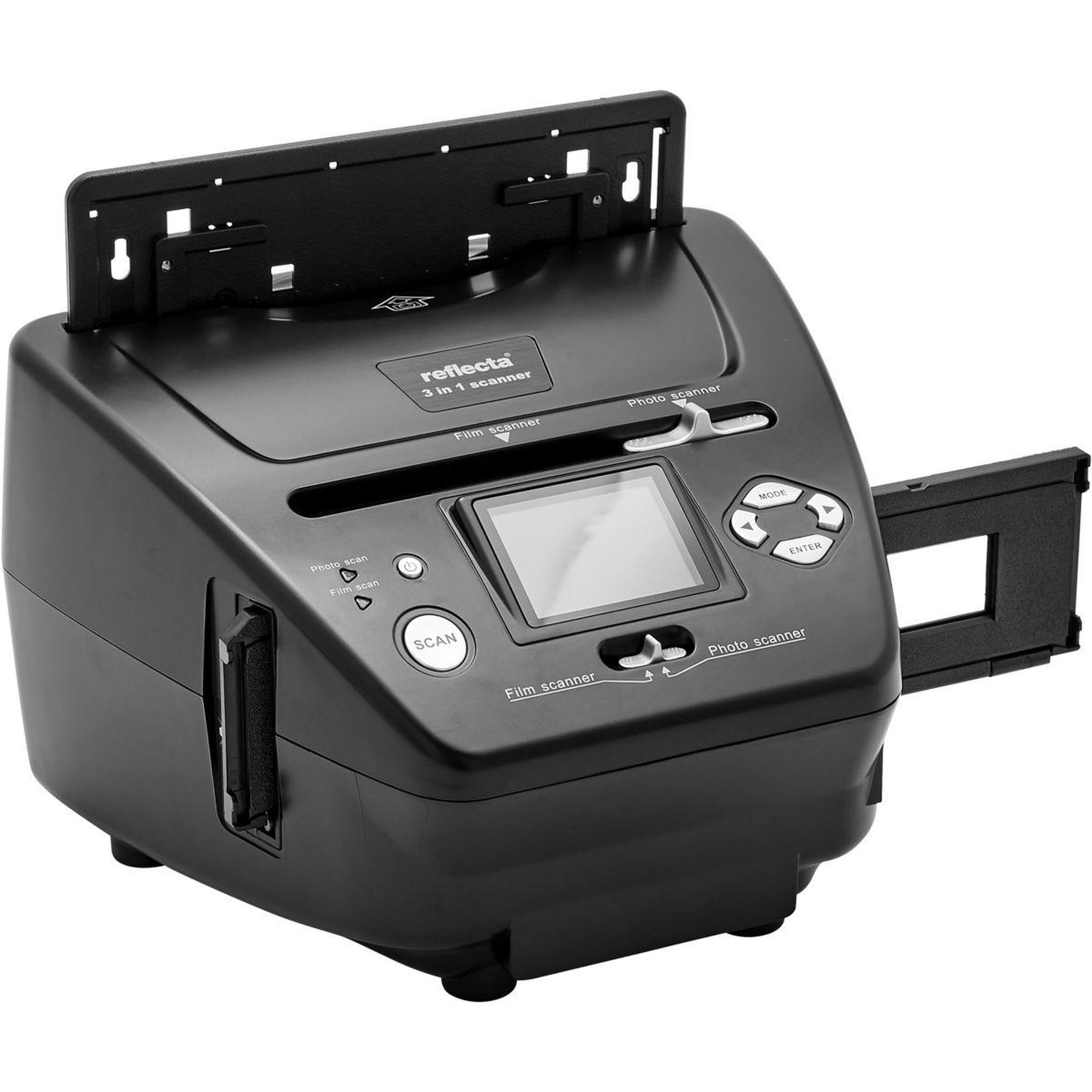 REFLECTA Scanner portable Slide Negative Scanner 3 in 1 Black