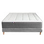 Voir la diapositive 6 : IDLITERIE Matelas ressorts MAX, 7 zones, sommier rigide, pack couette oreiller