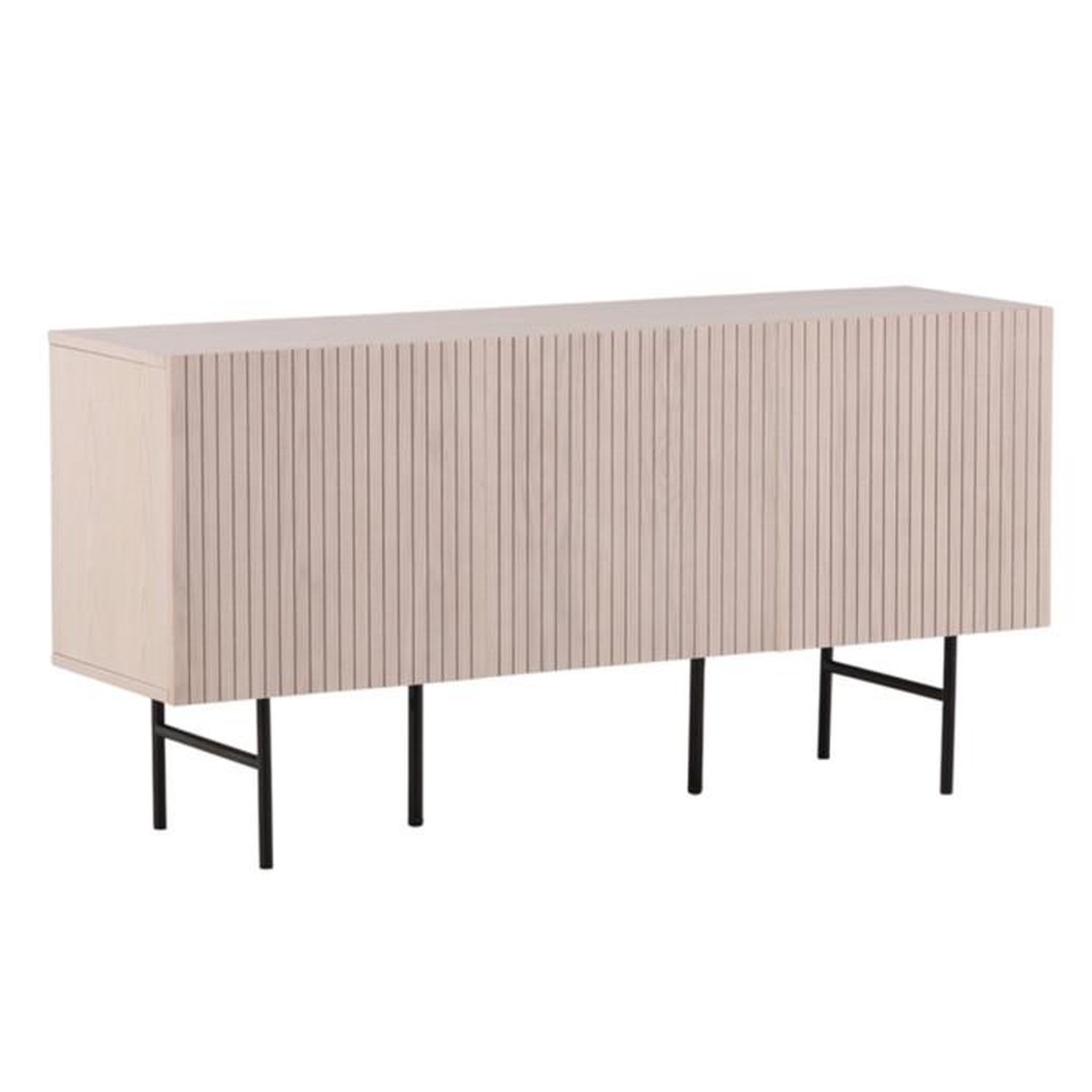 Paris Prix Bahut Design Nervuré  Bjorkon  150cm Naturel