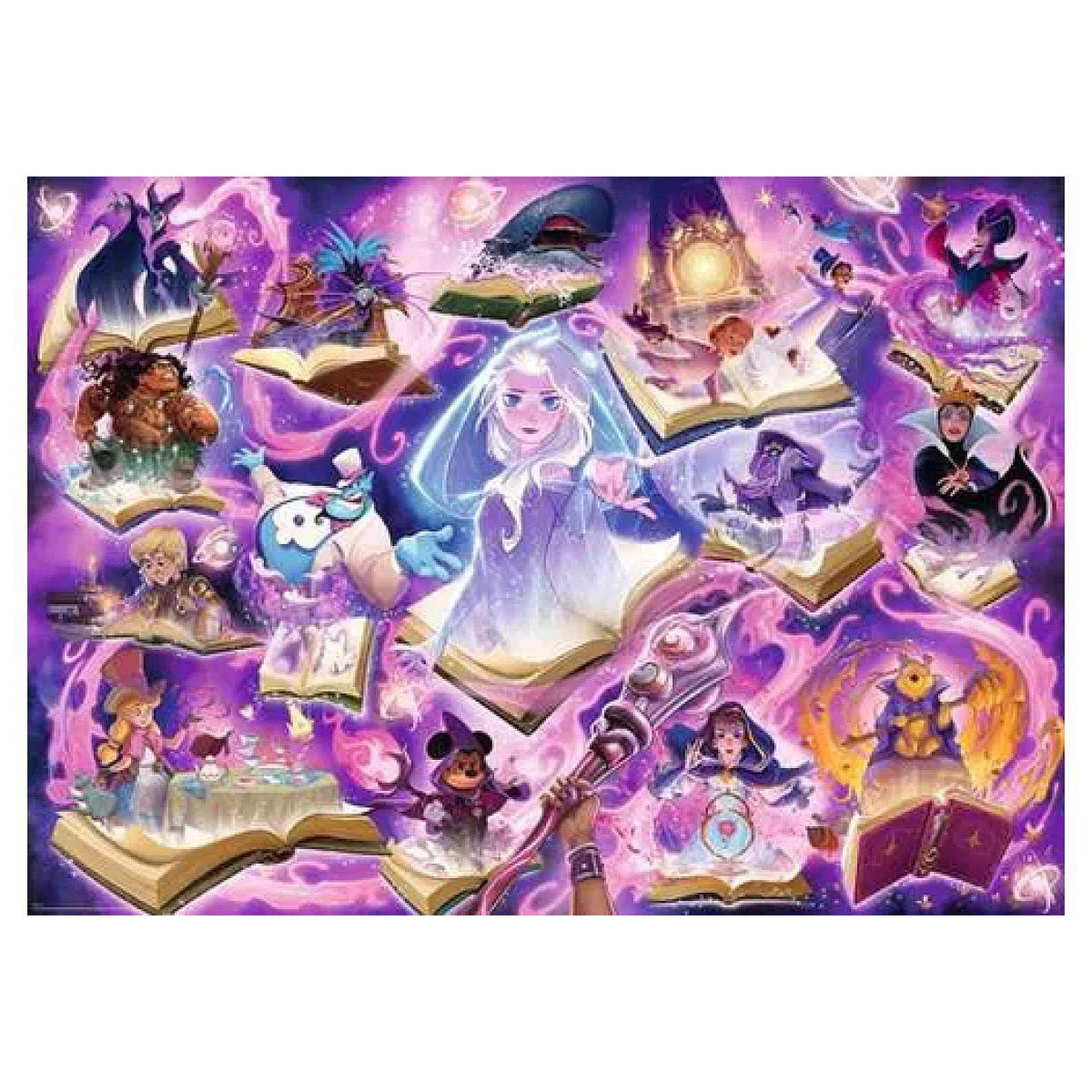 Voir la diapositive 2 : RAVENSBURGER Puzzle 1000 pièces - améthyste - disney lorcana