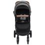 Voir la diapositive 3 : VIDAXL Poussette pour bebe 2-en-1 Gris clair Acier